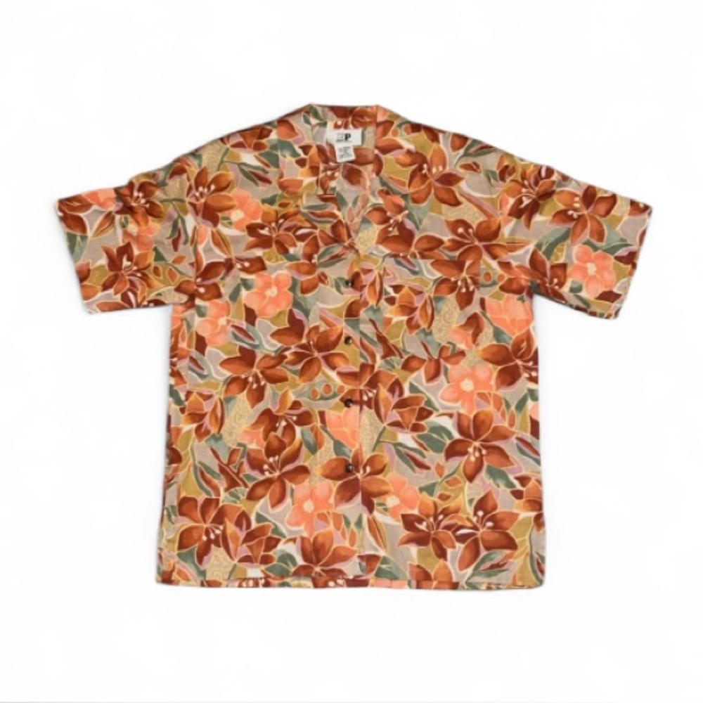 Vintage Evan-Picone Floral Button Down Top- Size 10